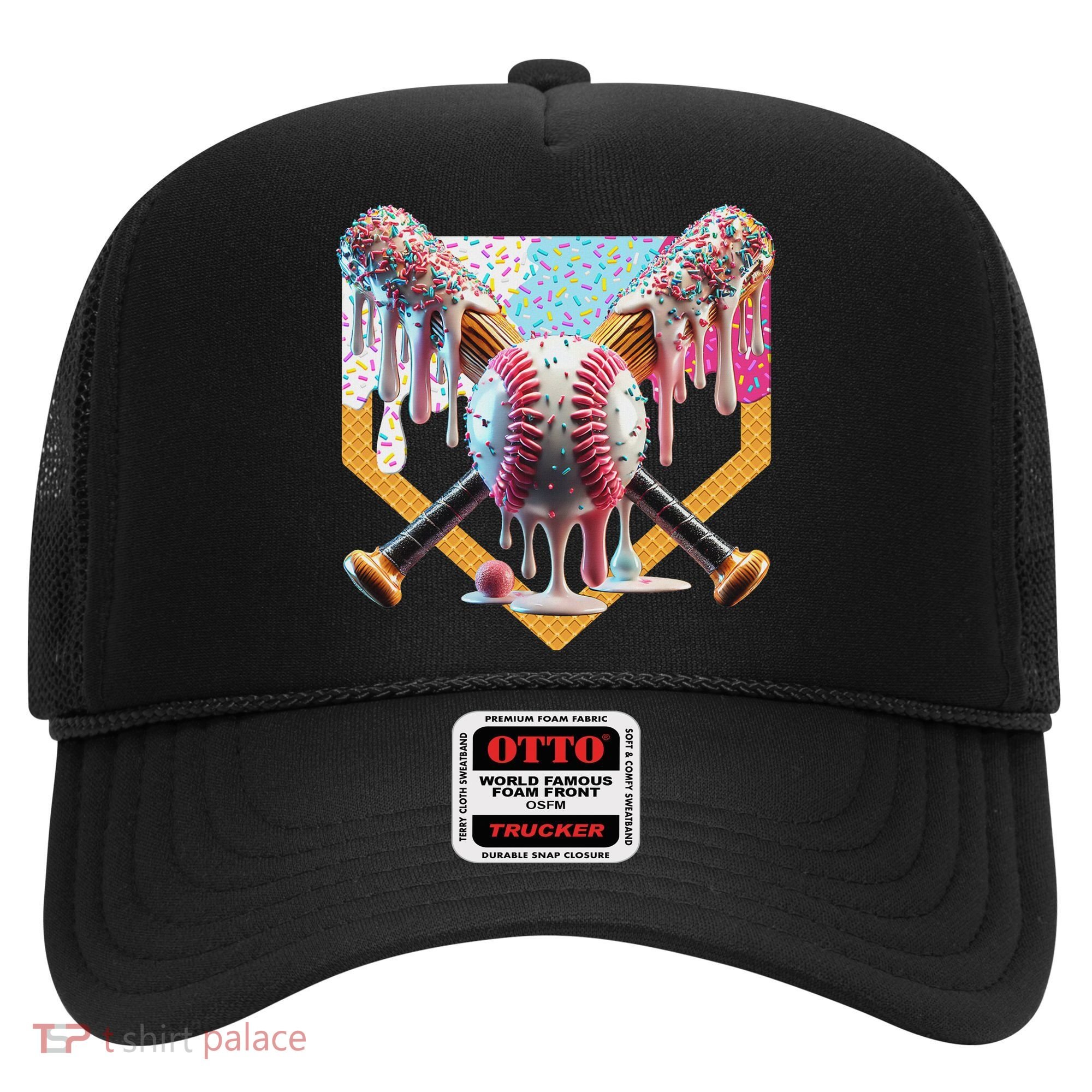 Baseball Drip For Ice Cream Drip For Boy Baseball Hat