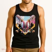Baseball Drip For Ice Cream Drip For Boy Baseball Tank Top thumb 3