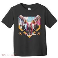 Baseball Drip For Ice Cream Drip For Boy Baseball Toddler T-Shirt thumb 0