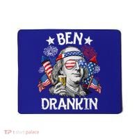 Ben Drankin Funny 4th Of July Shirts Fireworks Patriotic Mousepad thumb 0
