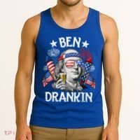 Ben Drankin Funny 4th Of July Shirts Fireworks Patriotic Tank Top thumb 3