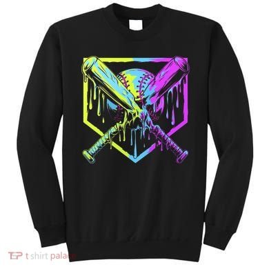 Baseball Drip For Bo.y.s Ice Cream Drip Yout.h Boy.s Baseball Sweatshirt