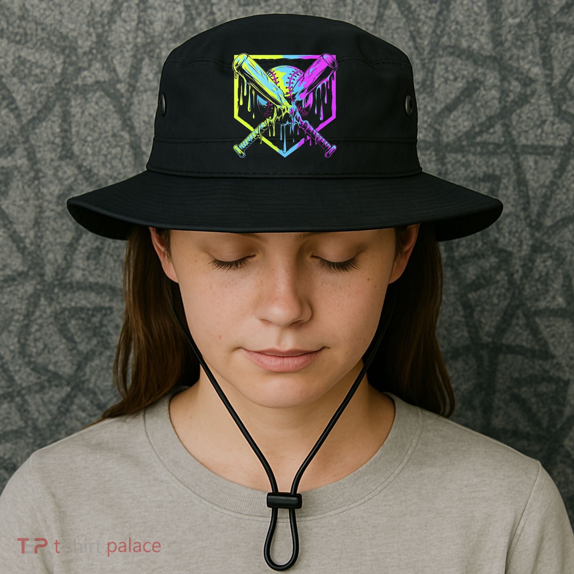 Baseball Drip For Bo.y.s Ice Cream Drip Yout.h Boy.s Baseball Bucket Hat