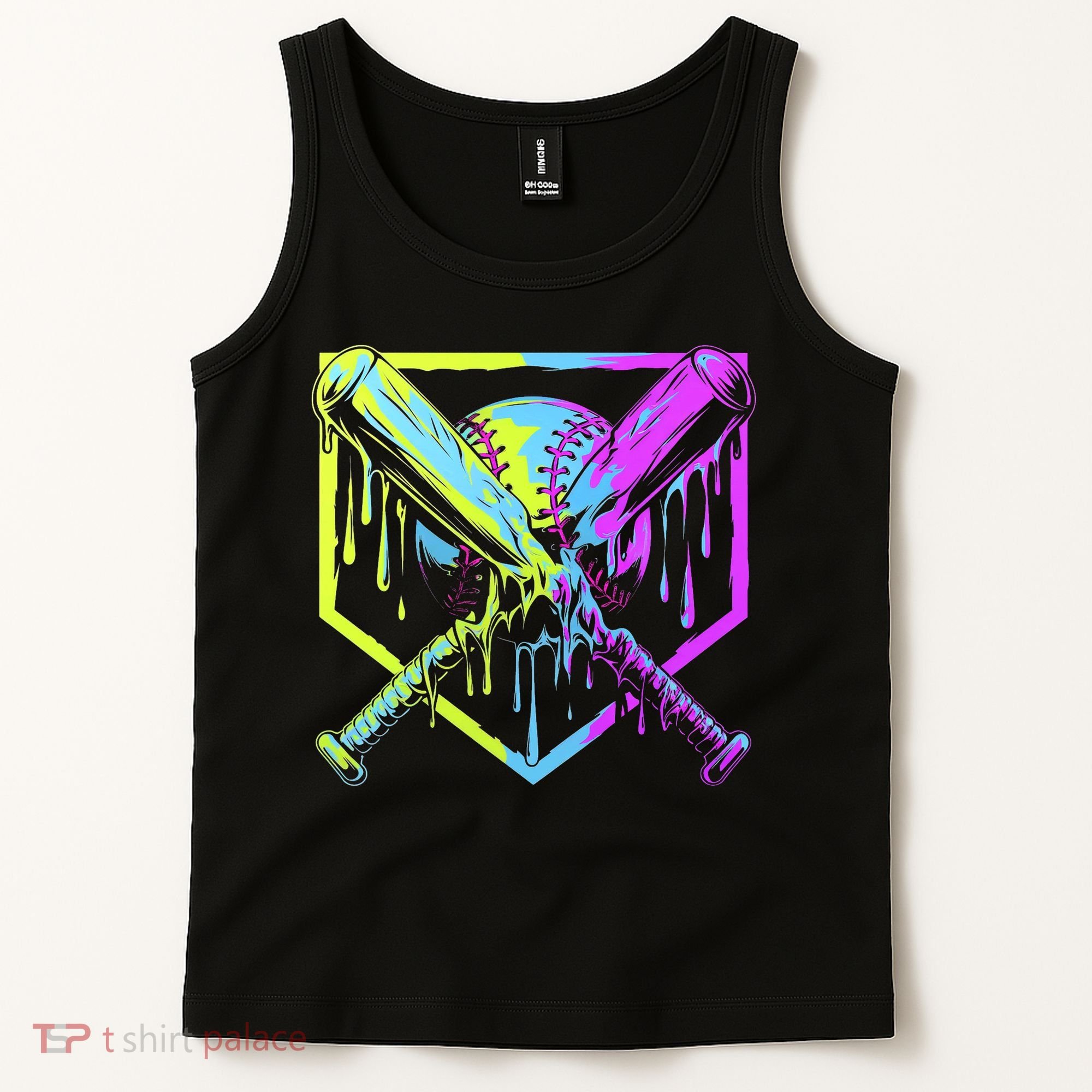 Baseball Drip For Bo.y.s Ice Cream Drip Yout.h Boy.s Baseball Tank Top