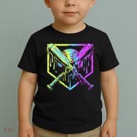 Baseball Drip For Bo.y.s Ice Cream Drip Yout.h Boy.s Baseball Toddler T-Shirt thumb 2