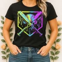 Baseball Drip For Bo.y.s Ice Cream Drip Yout.h Boy.s Baseball Women's T-Shirt thumb 2
