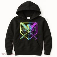 Baseball Drip For Bo.y.s Ice Cream Drip Yout.h Boy.s Baseball Kids Hoodie thumb 0