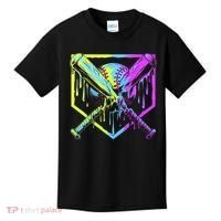 Baseball Drip For Bo.y.s Ice Cream Drip Yout.h Boy.s Baseball Kids T-Shirt thumb 0