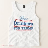 Beer Drinkers For Trump King Of Presidents Tank Top thumb 2