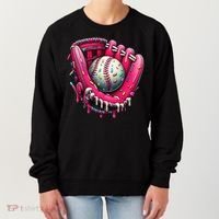 Baseball Drip For Ice Cream Drip Baseball Women's Sweatshirt thumb 0
