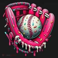 Baseball Drip For Ice Cream Drip Baseball Bucket Hat thumb 4