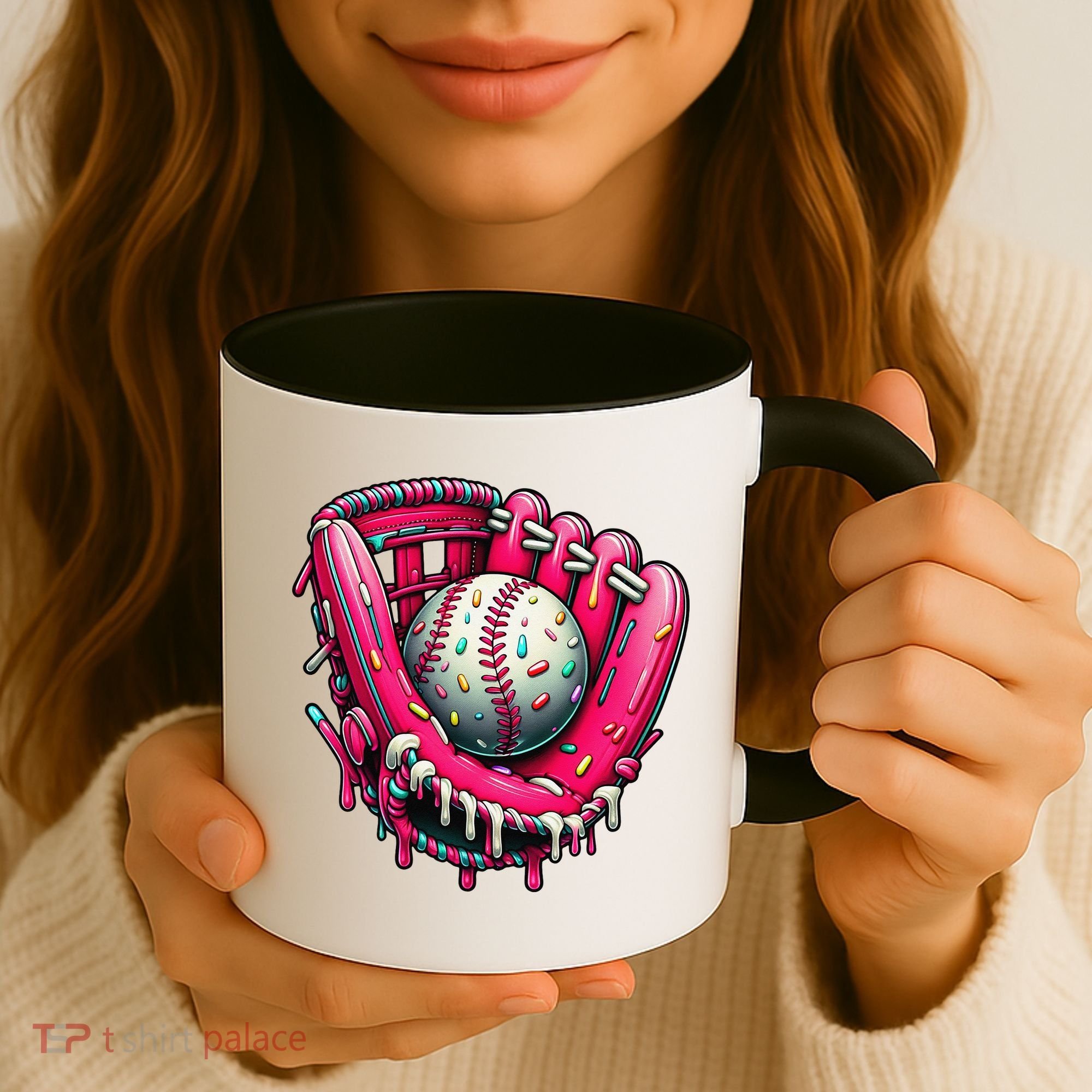 Baseball Drip For Ice Cream Drip Baseball Coffee Mug