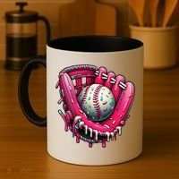 Baseball Drip For Ice Cream Drip Baseball Coffee Mug thumb 4
