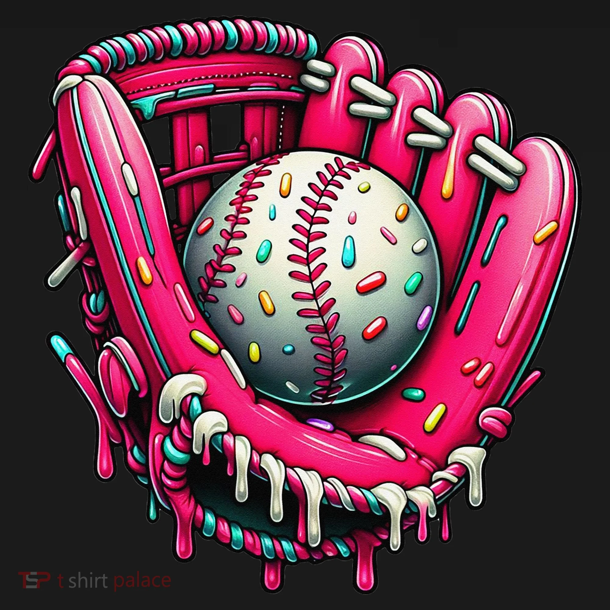 Baseball Drip For Ice Cream Drip Baseball Coaster