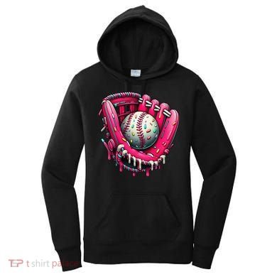 Baseball Drip For Ice Cream Drip Baseball Women's Hoodie