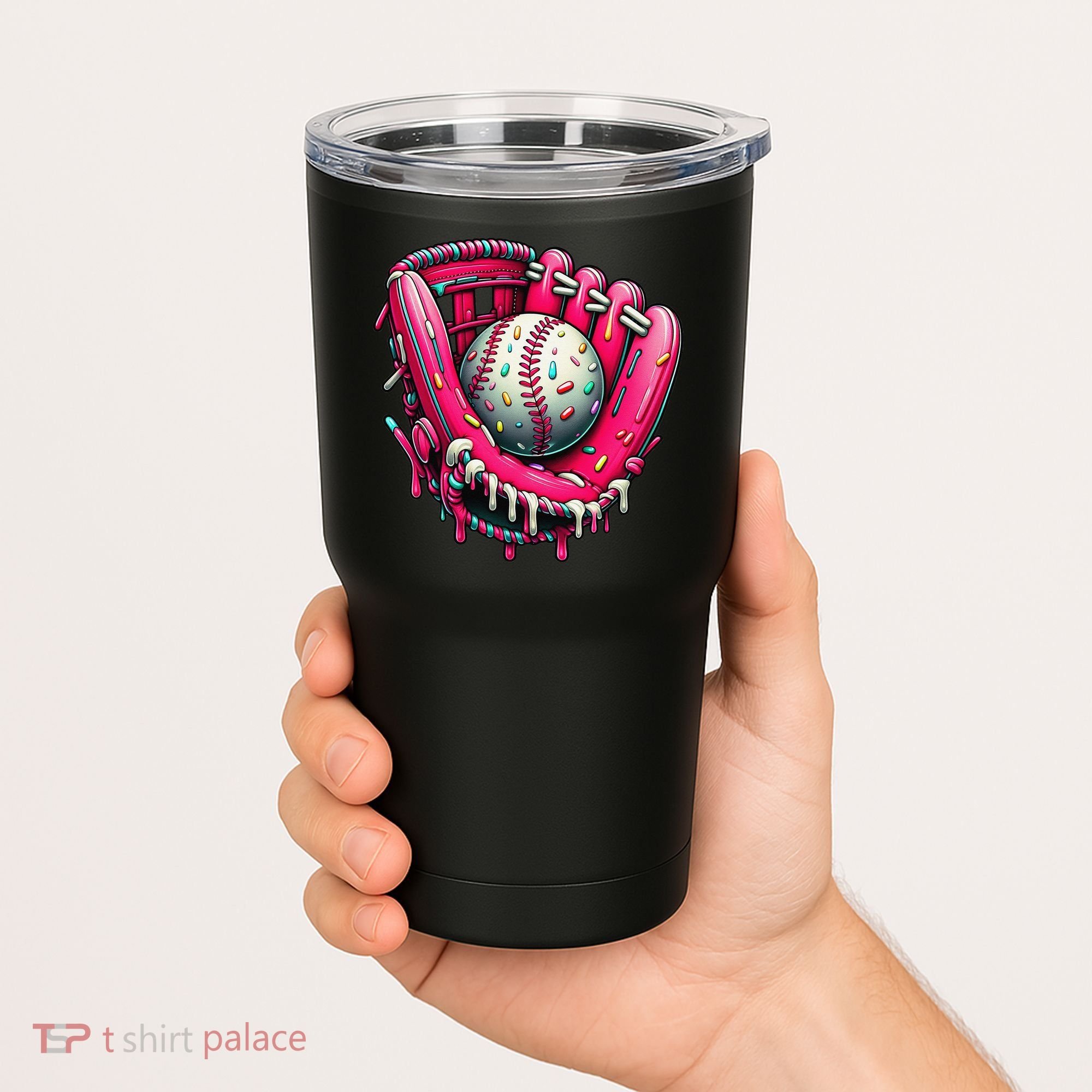 Baseball Drip For Ice Cream Drip Baseball Tumbler