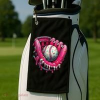 Baseball Drip For Ice Cream Drip Baseball Golf Towel thumb 2