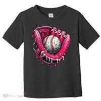 Baseball Drip For Ice Cream Drip Baseball Toddler T-Shirt thumb 0