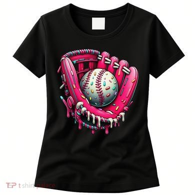 Baseball Drip For Ice Cream Drip Baseball Women's T-Shirt