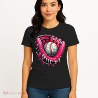 Baseball Drip For Ice Cream Drip Baseball Women's T-Shirt thumb 4