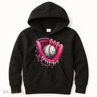 Baseball Drip For Ice Cream Drip Baseball Kids Hoodie thumb 0