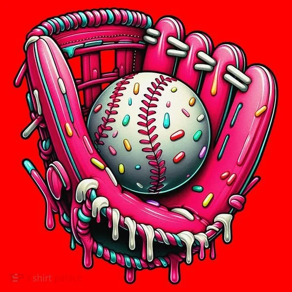 Baseball Drip For Ice Cream Drip Baseball Santa Hat