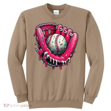 Baseball Drip For Ice Cream Drip Baseball Sweatshirt