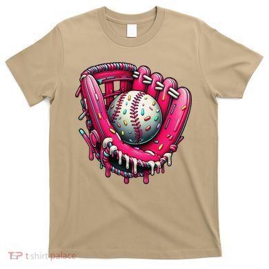Baseball Drip For Ice Cream Drip Baseball T-Shirt