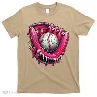 Baseball Drip For Ice Cream Drip Baseball T-Shirt thumb 0