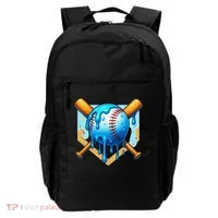 Baseball Drip For Ice Cream Drip Baseball Backpack thumb 0