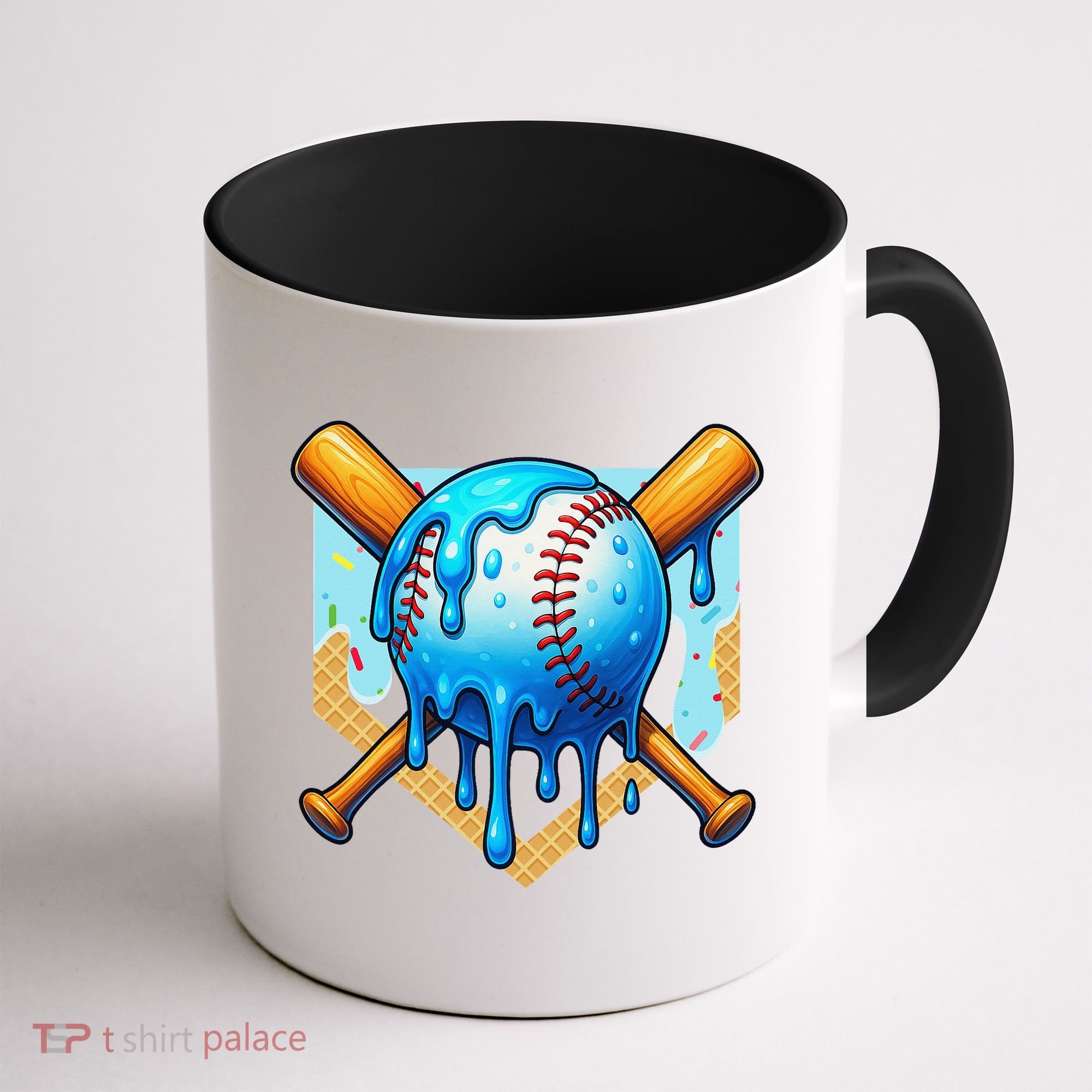 Baseball Drip For Ice Cream Drip Baseball Coffee Mug