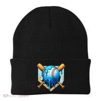 Baseball Drip For Ice Cream Drip Baseball Beanie thumb 0