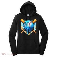 Baseball Drip For Ice Cream Drip Baseball Women's Hoodie thumb 0