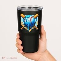 Baseball Drip For Ice Cream Drip Baseball Tumbler thumb 2