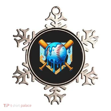 Baseball Drip For Ice Cream Drip Baseball Ornament
