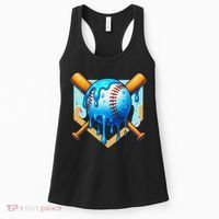 Baseball Drip For Ice Cream Drip Baseball Women's Tank Top thumb 0