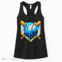 Baseball Drip For Ice Cream Drip Baseball Women's Tank Top thumb 0