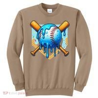 Baseball Drip For Ice Cream Drip Baseball Sweatshirt thumb 0