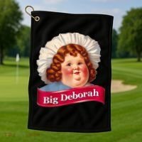Big Deborah Features The Notsolittle Deborah Golf Towel thumb 1