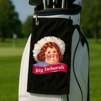 Big Deborah Features The Notsolittle Deborah Golf Towel thumb 2