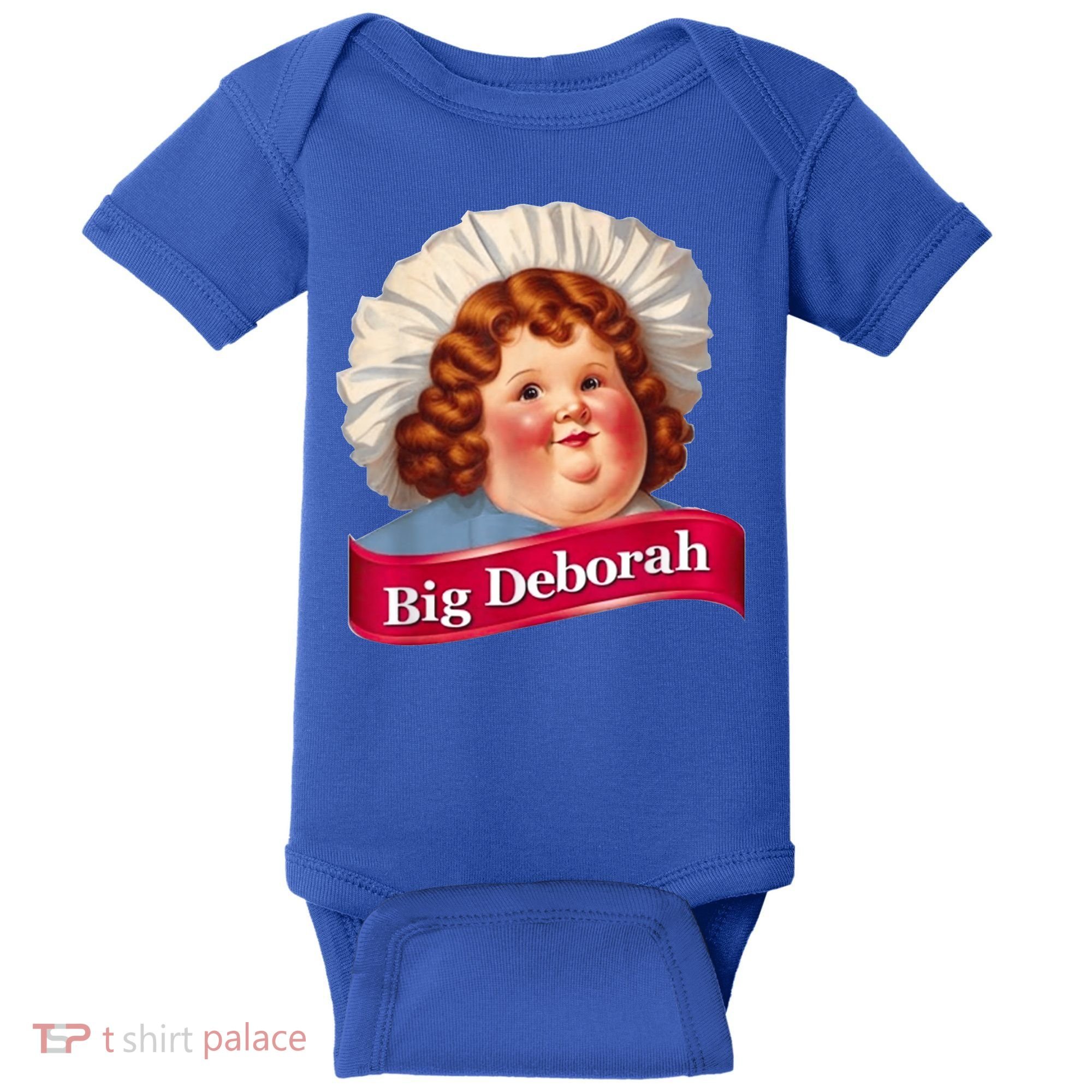 Big Deborah Features The Notsolittle Deborah Baby Bodysuit
