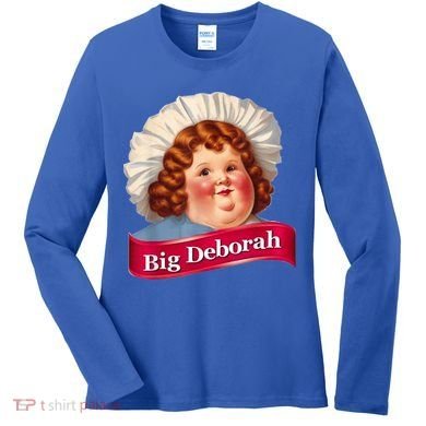 Big Deborah Features The Notsolittle Deborah Women's Long Sleeve Shirt