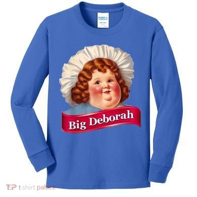 Big Deborah Features The Notsolittle Deborah Kids Long Sleeve Shirt