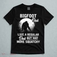 Bigfoot Dad Funny Sasquatch Bigfoot Fathers Day T-Shirt thumb 5