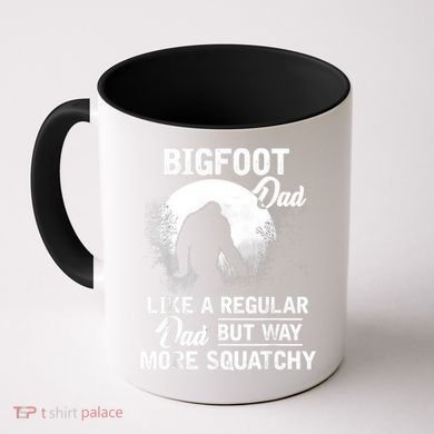 Bigfoot Dad Funny Sasquatch Bigfoot Fathers Day Coffee Mug