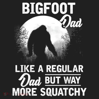 Bigfoot Dad Funny Sasquatch Bigfoot Fathers Day Beanie
