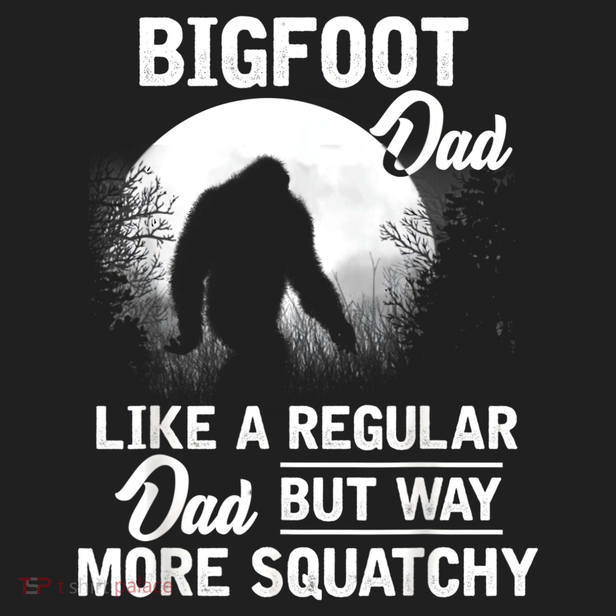 Bigfoot Dad Funny Sasquatch Bigfoot Fathers Day Beanie