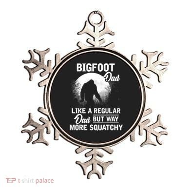 Bigfoot Dad Funny Sasquatch Bigfoot Fathers Day Ornament