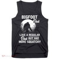 Bigfoot Dad Funny Sasquatch Bigfoot Fathers Day Tank Top thumb 0