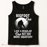Bigfoot Dad Funny Sasquatch Bigfoot Fathers Day Tank Top thumb 2